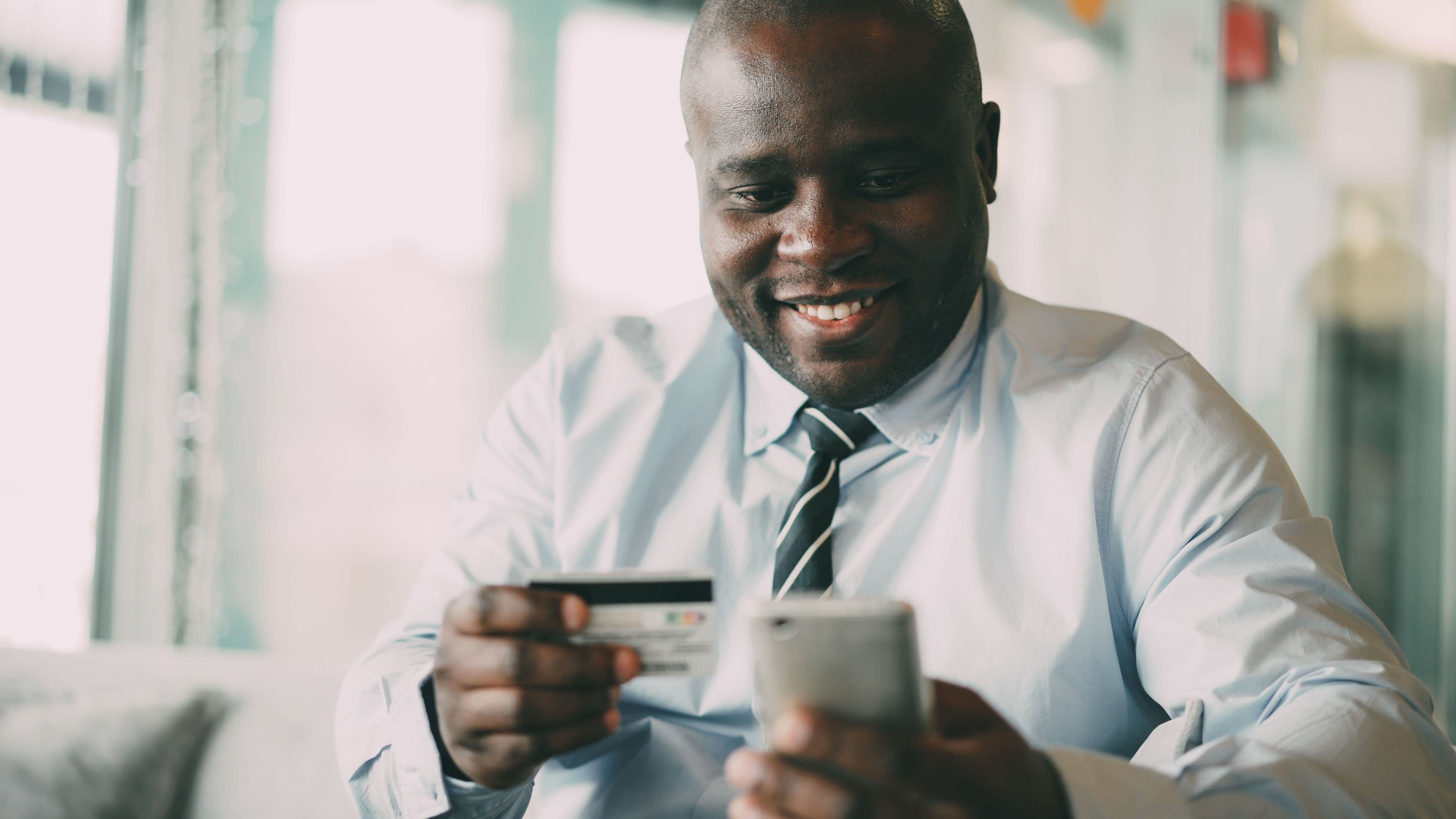 Mobile money payment on smartphone